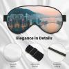 Hong Kong Printing Double-Sided Soft Eye Mask, Comfortable Eye Cover for Travel Home,Eye Mask for Travel Nap view 4