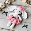 100PCS Mini Bows for Crafts, Black and Pink Small Ribbon Bows for Gift Wrapping Wedding Cake Decoration Card Making Party Decor view 3