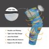 Art Oil Painting Blue Boat knee brace women (Pack of 2) Joint Pain Relief knee pad sleeves for Gardening, Bike, Climbing, Baseball view 3