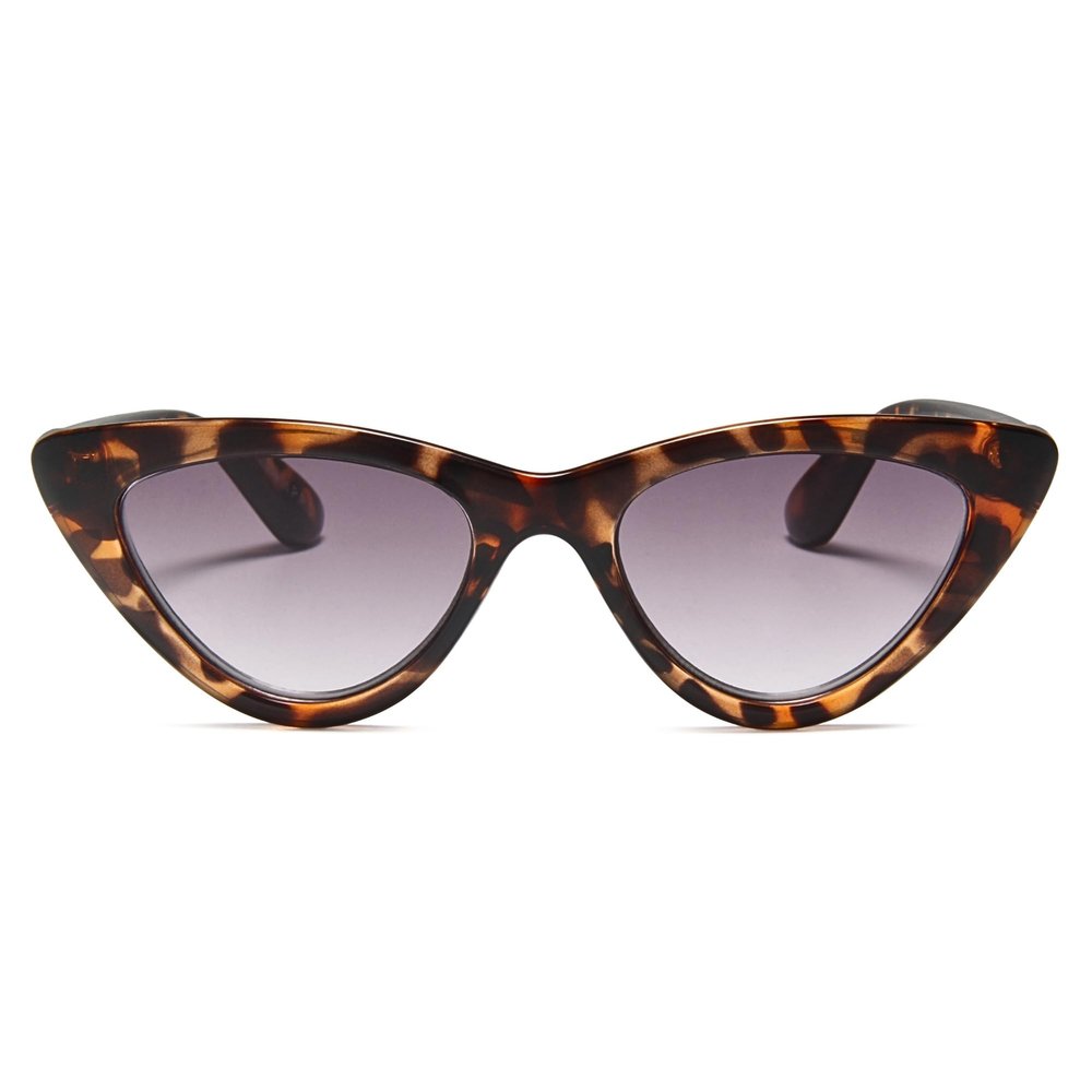2SeeLife Premium Cat Eye TR-90 Reading Sunglasses for Women NarrowMedium Fit, Sturdy Frame, Spring Hinges, Stylish Sun Readers, Brown Tortoise (Sun Readers), +1.00