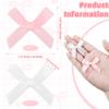 100PCS Mini Bows for Crafts, White and Pink Small Ribbon Bows for Gift Wrapping Wedding Cake Decoration Card Making Party Decor view 2