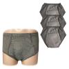 Reusable Cotton Incontinence Underwear for Men, Mens Reusable 500ML Absorbent Urinary Leak Proof Brief, 4-Layer Design (XX-Large, Count, 3) view 1