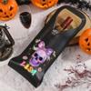 callie Wine Carrier, Custom Cartoon Ghost PU Leather Protective Wine Bag with Name, Halloween Party Gift for Wine Lovers view 4