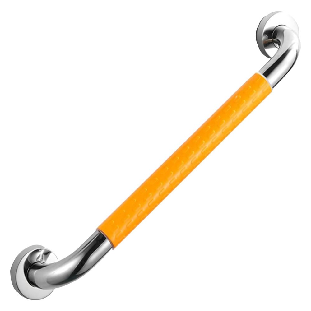 Bathtubs Grab Bar Grab Rails Anti Slip Shower Bathroom Safety Grip Handle Wall Mount Bathtub Handrail Stainless Steel Toilet for Elderly Seniors(Natural,30Cm/12In)