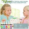 24 Pack Halloween Party Test Tube Drink Set with Rack, 10ml Plastic Tubes equipped with Caps, Funnels & 5 pcs Food Color Dyes for Drink Mixing, Science Experiments, and Creative Beverage Decor view 4