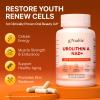 Gynable Patented Urolithin A Supplement with NAD+ | Trans-Resveratrol & PQQ| 4-IN-1 Complex Cellular Energy & Muscle Strength,Longevity Supplement for Sleep and Healthy Aging - Made & Tested in USA view 2