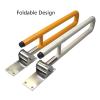 Bathtubs Grab Bar Handrails Disabled Grab Rails Anti Slip Bathroom for Elderly Bathtub Support Grip Handle Wall Mount Shower Balance Bar U Stoilet(Natural) view 4