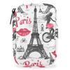 Paris Eiffel Tower Portable Pills Organizer for Purse, Pill Cases Organizers 7 Day Medicine Travel Case, Personal Week Pill Organizer Cute Zipper Medication Bag Containers for Vitamin, Supplement view 1