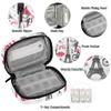 Paris Eiffel Tower Portable Pills Organizer for Purse, Pill Cases Organizers 7 Day Medicine Travel Case, Personal Week Pill Organizer Cute Zipper Medication Bag Containers for Vitamin, Supplement view 3