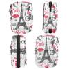 Paris Eiffel Tower Portable Pills Organizer for Purse, Pill Cases Organizers 7 Day Medicine Travel Case, Personal Week Pill Organizer Cute Zipper Medication Bag Containers for Vitamin, Supplement view 4