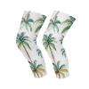 GuoChe Palm Tree White Pattern Knee Compression Brace (A Pair) Support for All Sports Knee Pad Sleeves for Soccer, football, Yoga, Cycling view 2