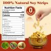 Dried Soy Strips, Soybeans Strips & Soy Chunks 1.12 lb (510 g) Plant-Based Vegan Ingredient for Hot Pot, Stir-Fry, Stew, Soup & Asian Cooking view 3