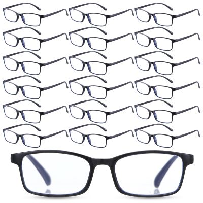 YBEATY 30 Packs Reading Glasses, 1.5x Magnification Adjustable Traditional Black Frames Reading Glasses Eyewear with Comfort Spring Loaded Hinge for Men Women Computer Reader All Day