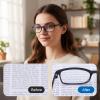 YBEATY 30 Packs Reading Glasses, 1.5x Magnification Adjustable Traditional Black Frames Reading Glasses Eyewear with Comfort Spring Loaded Hinge for Men Women Computer Reader All Day view 4