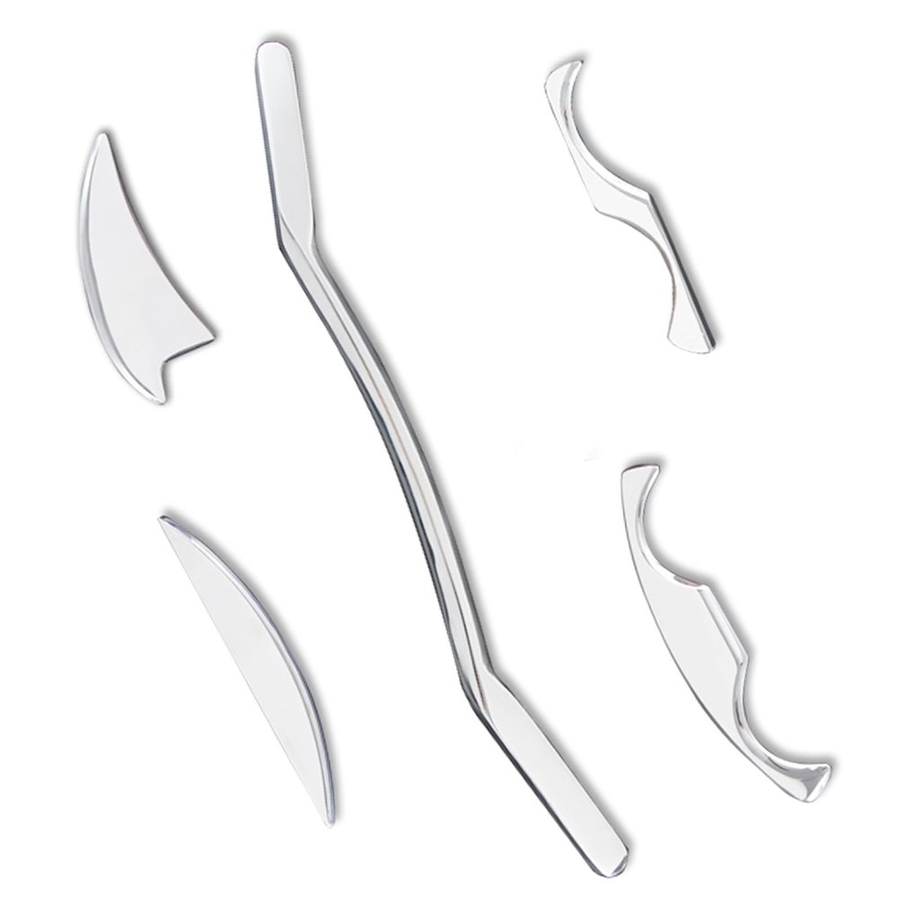 Muscle Scraper Tool Set Stainless Steel Gua Sha Tool for Myofascial Release Myofascial Release Muscle Knot Relief & Pain Reduction
