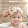 6 Piece Baby Hair Brush & Comb Set, Natural Bamboo & Goat Bristle for Cradle Cap Care, Newborn to Toddler Grooming Kit with Silicone Scrubbers for Scalp Massage view 3