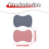 2Pcs Silicone Dish Brush Set, Double-Sided Dish Scrubber with Soft Bristles, Non-Scratch Kitchen Cleaning Brush for Cookware, 5.35 x 3.54 inch (& Gray) view 4