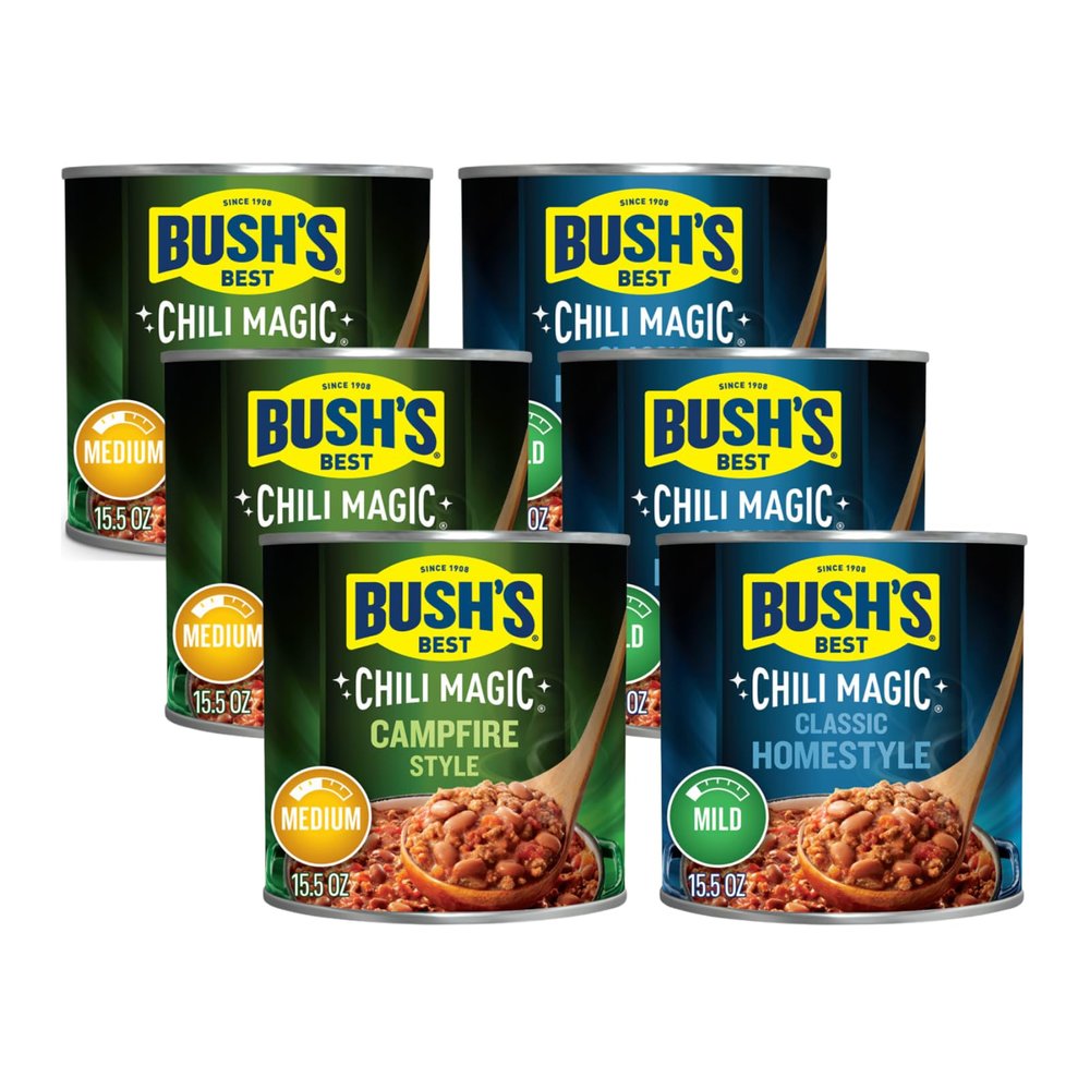 Best Chili Magic, Chili Starter Blends, (Classic Homestyle, & Campfire Style) 15.5OZ (3ea) (Variety Pack)