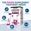 AlphaHerb Creatine Monohydrate Stick Packs 5g Micronized German Creapure Creatine Powder, Sugar Free, Lean Muscle & Recovery, NSF Certified for Sport, Travel Size, 3 Flavors (30 Sticks) view 2