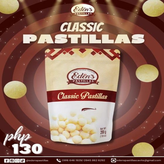 Eden Pastillas CLASSIC 200g Philippines PACK OF 2
