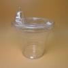 100 Pack - 12 oz Clear Plastic Cups with Sip Lids and Straws, Sturdy&Food Safe Iced Coffee Cups with lids, Disposable Smoothie Cups for Cold Drinks (12oz Cup + Lid + Clear Straw Wrapped) view 4