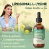 Liposomal L-lysine 1000MG Liquid Drops, Lysine Supplement for Women & Kids with Vitamin C, B6, D3, B12 & Zinc Gluconate, Skin & Lip Health, Immune & Collagen Production Support, Lemon Flavor, 4 fl oz view 3
