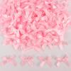100Pcs 1Inch Mini Ribbon Pink Bows for Crafts Gift Wrapping, Small Tiny Gift Premade Bow Decor for Women Hair Party Bags, Ribbon Bow for Valentine New Year Thanksgiving Birthday Wedding view 1