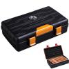 10 Pack Humidifier - W/Humidifier & Hygrometer, Portable Cigar Humidor Multifunctional Lock, Super Light Gadget, Travel Box view 1