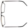 Incredible Bargains The Regent Reading Glasses, Stylish Lightweight Rectangle Readers + 2.25 Mocha Brown view 4