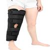 1pc Adjustable Knee Immobilizer Brace Support for Joint Pain Relief - for Injury Recovery and Workout(Black,X-Small) view 1