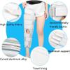 1pc Adjustable Knee Immobilizer Brace Support for Joint Pain Relief - for Injury Recovery and Workout(Black,X-Small) view 4