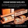 50l Humidors Cigar Cabinet(Storage Capacity: About 200~300 Sticks), Large Capacity Electronic Humidor Cabinet, W/ 1 Box Shelf & 2 Cedar Baskets, Temperature 11~18c(A) view 3