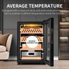 50l Humidors Cigar Cabinet(Storage Capacity: About 200~300 Sticks), Large Capacity Electronic Humidor Cabinet, W/ 1 Box Shelf & 2 Cedar Baskets, Temperature 11~18c(A) view 4