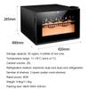 25L Electric Cigar Humidor Cabinet, Cedar Wood, Negative Ion Air Purification, 11-18 Temperature Adjustment, 2 Layers /150 Cigars(B) view 2