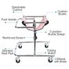Upright Walker for Kids Cerebral Palsy Disability Rehabilitation Training, Foldable Toddlers Walker with Wheels and Seat (Color : Pink, Size : M) Hello view 3