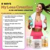 Fit & Lean Creatine for Women, My Lean Creatine Powder Complex with GAA, Muscle Performance, Cognitive Function and Less Bloating, Reduced Water Retention, Unflavored, 50 Servings view 4
