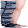 1pc Adjustable Knee Immobilizer Full Leg Brace - Breathable Lightweight Support for Postoperative Recovery & Injury Relief(Small) view 1