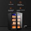 50l Intelligent Cigar Humidor, Large Capacity Cedar Wood Cabinet W/ 2 Box Shelves & Baskets, Temperature Control: 11~18(A) view 3