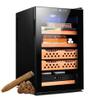 Electric Cigar Cabinet-50l Electronic Cooler Humidor-Spanish Cedar Wood-Controlled Humidity and Wine Cabinet-Holds 400 Cigars-Commercial/Household(Black) view 1