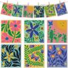 Revahope 6 Packs Swedish Paper Cloths for Kitchen, Reusable Paper Towels Washable Dish Rags, Highly Absorbent Kitchen Towels Quick Drying Swedish Sponge Cleaning Dish Cloths (Hawaiian Style) view 1