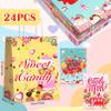 Cabaubl 24 Pack Candy Goodie Bags, Gift Bag with Handles, Candy Bags for Candy Party Favors, Treat Bag for Birthday Party Decorations view 2