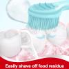 Malisseladi Travel Disposable Toothbrushes with Toothpaste Mini Travel Oral Care, 5-in-1 Mini Brushes+Toothpaste+Tongue Scraper+Pick+Floss, Portable for Work, Camping (Mint Flavor, 28 pcs) view 3