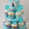 36 Pack Snowflake Cupcake Toppers Glitter Winter Snowflake Cupcake Picks Winter Frozen Cake Decorations Christmas Baby Shower Kids Birthday Party Supplies Light Blue Silver view 4
