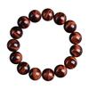 Red Tigers Eye Bracelet for Men Women | Natural Handmade Protection Root Chakra Gemstone Crystal Jewelry for Large Beads Enthusiast,12mm view 1