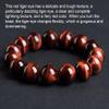 Red Tigers Eye Bracelet for Men Women | Natural Handmade Protection Root Chakra Gemstone Crystal Jewelry for Large Beads Enthusiast,12mm view 4