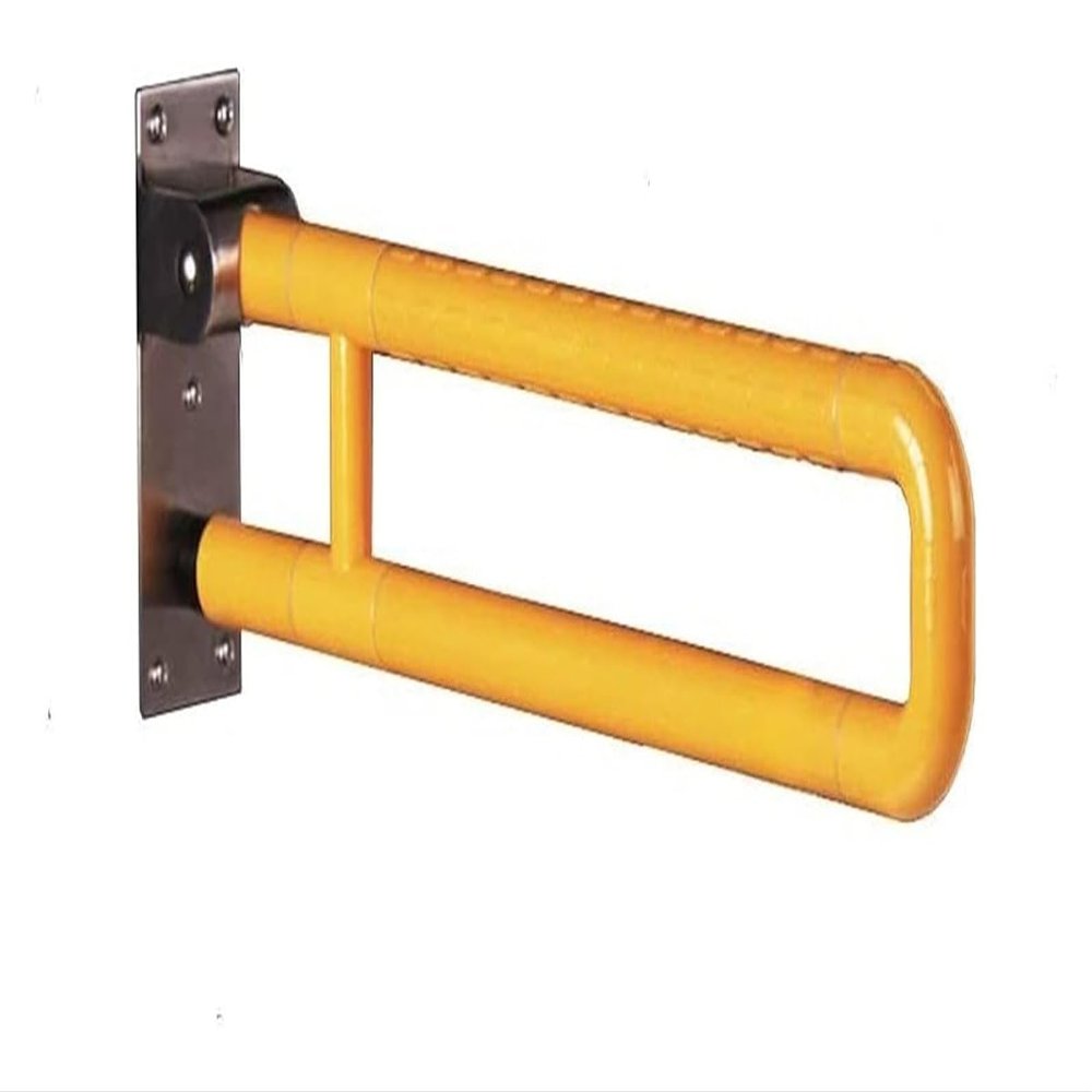 Grab Bar U Type Wall Mounted Folding Rail Elderly Disabled Bathroom Safety Frame Punch Installation Anti Slip