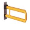 Grab Bar U Type Wall Mounted Folding Rail Elderly Disabled Bathroom Safety Frame Punch Installation Anti Slip view 1