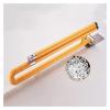 Grab Bar U Type Wall Mounted Folding Rail Elderly Disabled Bathroom Safety Frame Punch Installation Anti Slip view 4