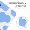 Smart Scale for Body Weight Automatic Switch Digital Bathroom Weighing Scale Light Blue Animal Cow Print view 4