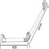 Grab Bar and Showers Curved Stainless Steel Bathroom Safety Support Rail Anti-Slip Polished Chrome Handrail for Elderly Disabled Preg(Natural) view 2